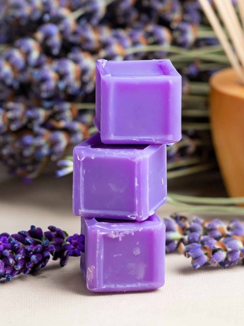 Lavender Hand Soap Cubes - Purple Scented Bath & Body